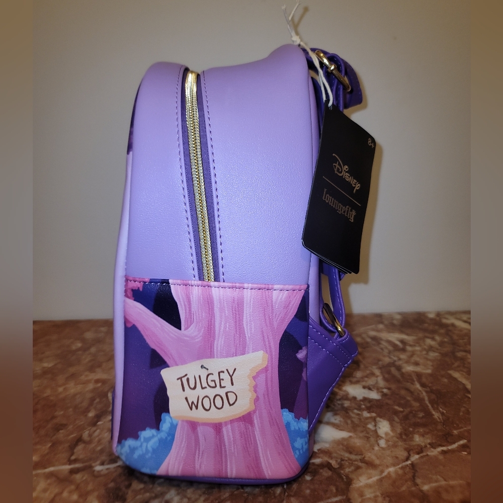 NWT Loungefly Disney Alice In Wonderland Alice & Cheshire Cat Mini Backpack - Picture 8 of 9